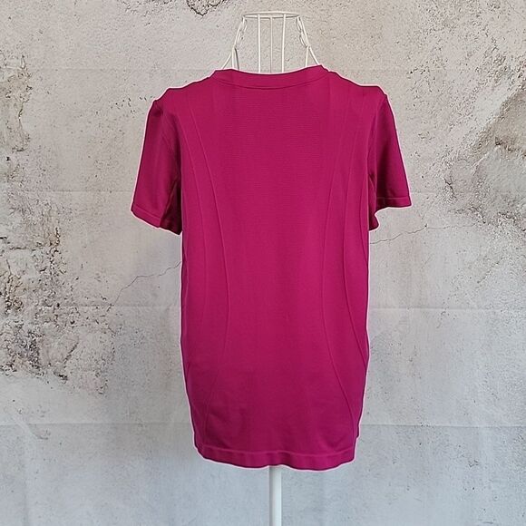 Champion Gear compression athletic t-shirt in fuscia pink Women's Size L - Picture 8 of 12